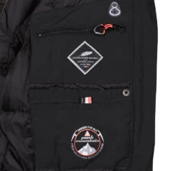 Parka Vraie Fourrure Femme AKADOZ Noir -Vêtements De Ski Parka vraie fourrure Femme AKADOZ noir 3