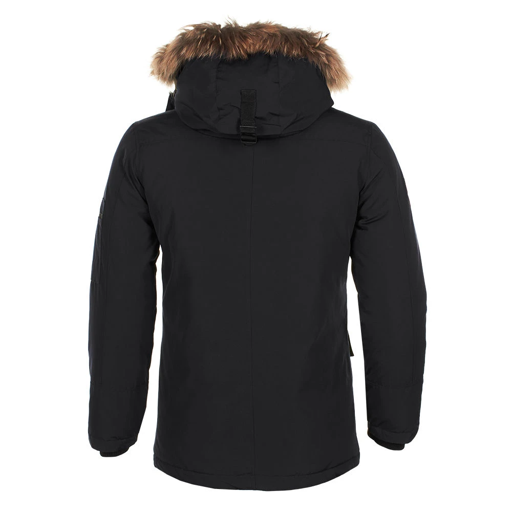 Parka Vraie Fourrure Homme CADOGAN Noir 4 Parka Vraie Fourrure Homme CADOGAN Noir – Image 2