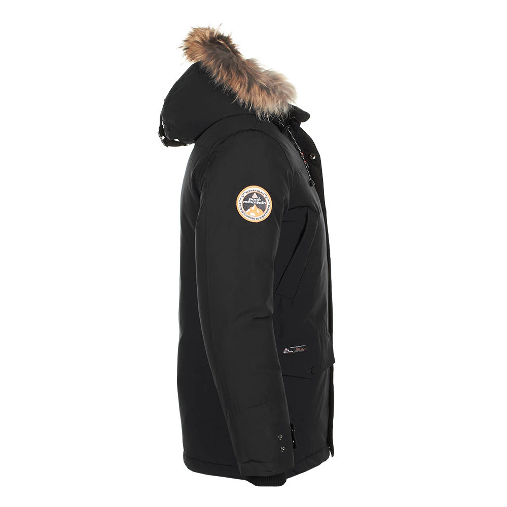 Parka Vraie Fourrure Homme CADOGAN Noir 5 Parka Vraie Fourrure Homme CADOGAN Noir – Image 3