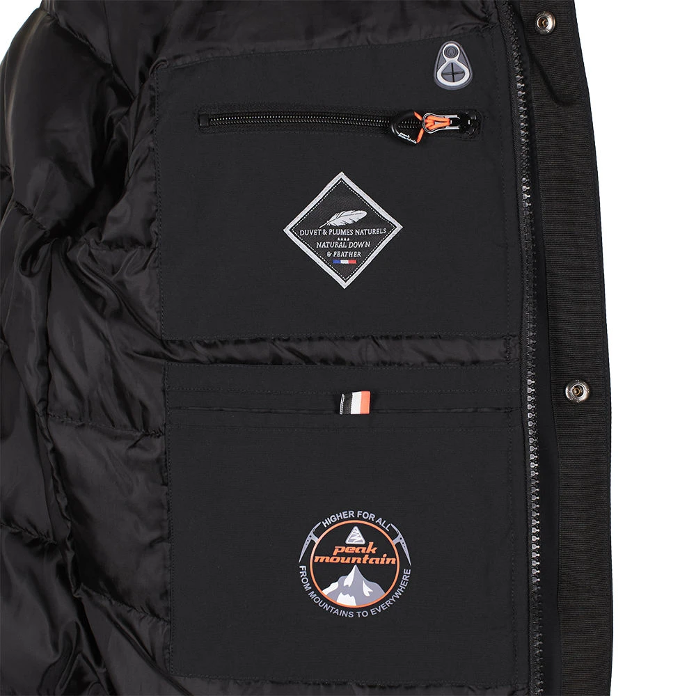 Parka Vraie Fourrure Homme CADOGAN Noir 6 Parka Vraie Fourrure Homme CADOGAN Noir – Image 4