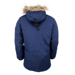 Parka Vraie Fourrure Homme COGAN Marine 8 Parka Vraie Fourrure Homme COGAN Marine -Vêtements De Ski Parka vraie fourrure Homme COGAN marine Peak Mountain 1