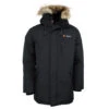 Parka Vraie Fourrure Homme COGAN Noir 1 Parka Vraie Fourrure Homme COGAN Noir -Vêtements De Ski Parka vraie fourrure Homme COGAN noir Peak Mountain