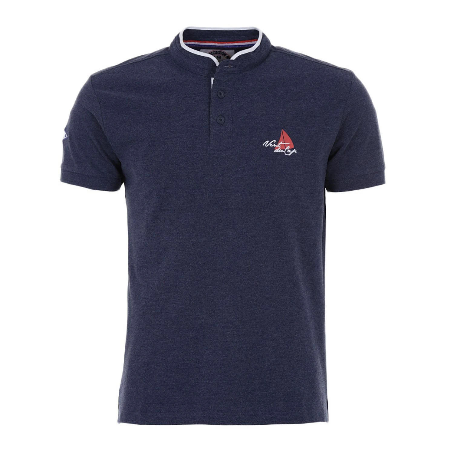Polo Manches Courtes Homme CARMAND Marine 3 Polo Manches Courtes Homme CARMAND Marine