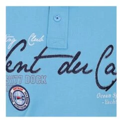 Polo Manches Courtes Homme CAZRI Turquoise -Vêtements De Ski Polo manches courtes homme CAZRI turquoise POL CAZRI 1