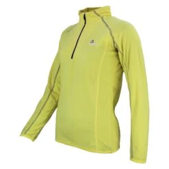 Sweat Polaire Femme AFINE Jaune 7 Sweat Polaire Femme AFINE Jaune -Vêtements De Ski Sweat polaire Femme AFINE jaune Peak Mountain 2