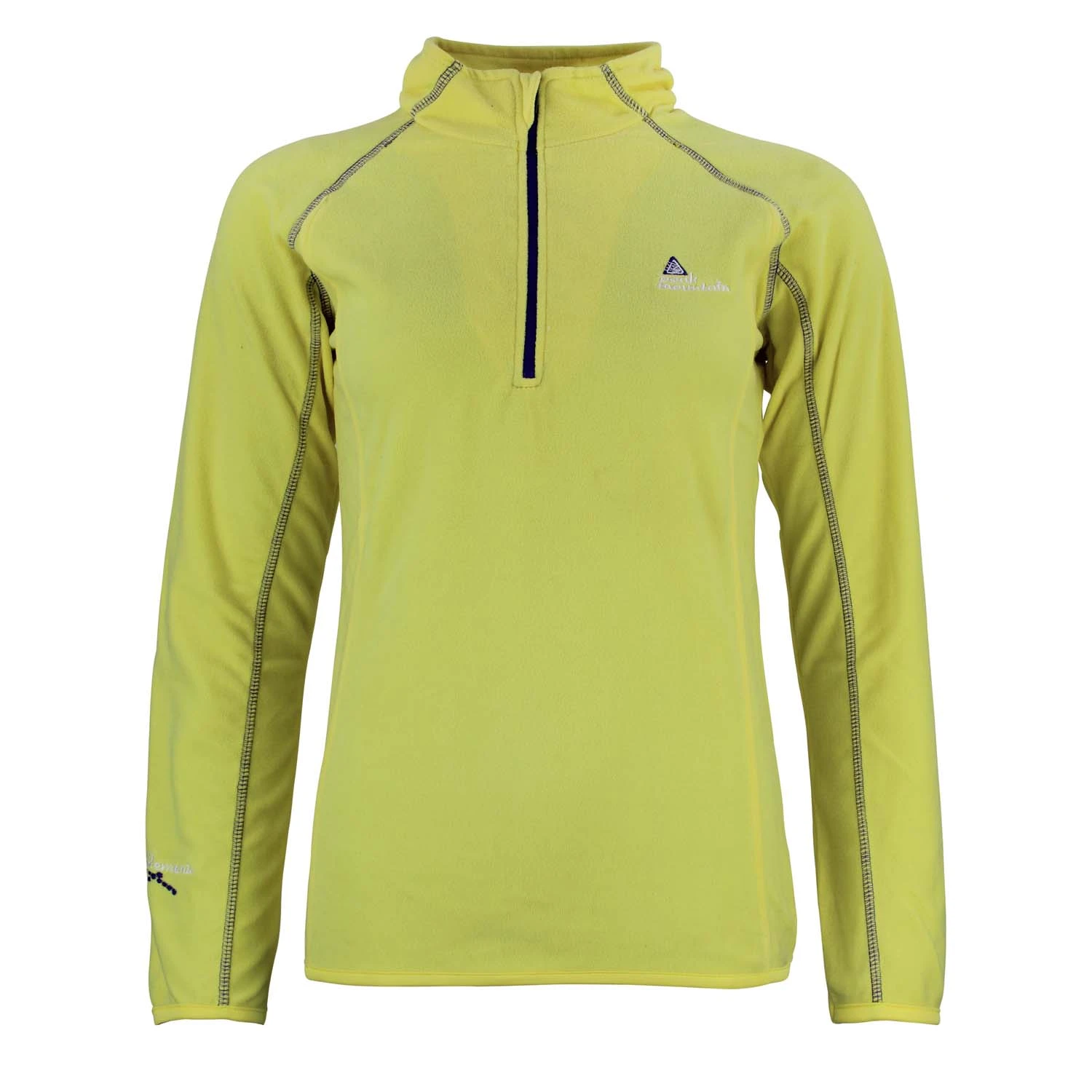 Sweat Polaire Femme AFINE Jaune 3 Sweat Polaire Femme AFINE Jaune