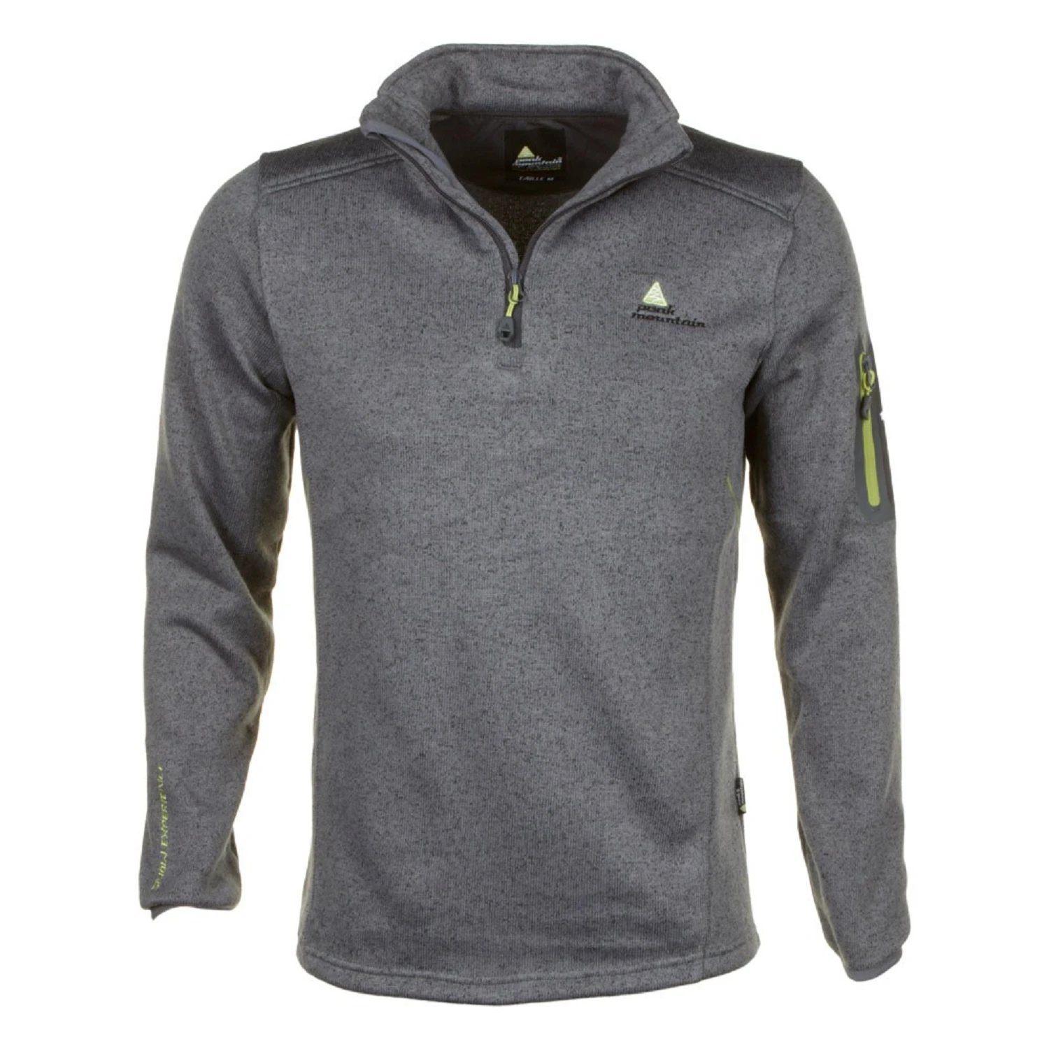 Sweat Polaire Homme CYPA Gris Foncé 3 Sweat Polaire Homme CYPA Gris Foncé