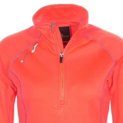 Sweat Polarshell Femme ACERUN Corail -Vêtements De Ski Sweat polarshell Femme ACERUN corail Peak Mountain 2