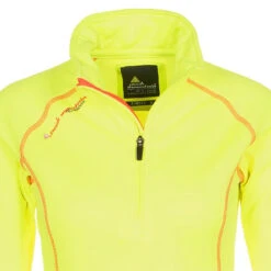 Sweat Polarshell Femme ACERUN Jaune -Vêtements De Ski Sweat polarshell Femme ACERUN jaune Peak Mountain 3