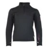 Sweat Polarshell Fille GANY Noir -Vêtements De Ski Sweat polarshell Fille 10 a 16 ans GANY noir Peak Mounta