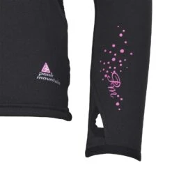 Sweat Polarshell Fille GANY Noir 7 Sweat Polarshell Fille GANY Noir -Vêtements De Ski Sweat polarshell Fille 10 a 16 ans GANY noir Peak Mounta 2