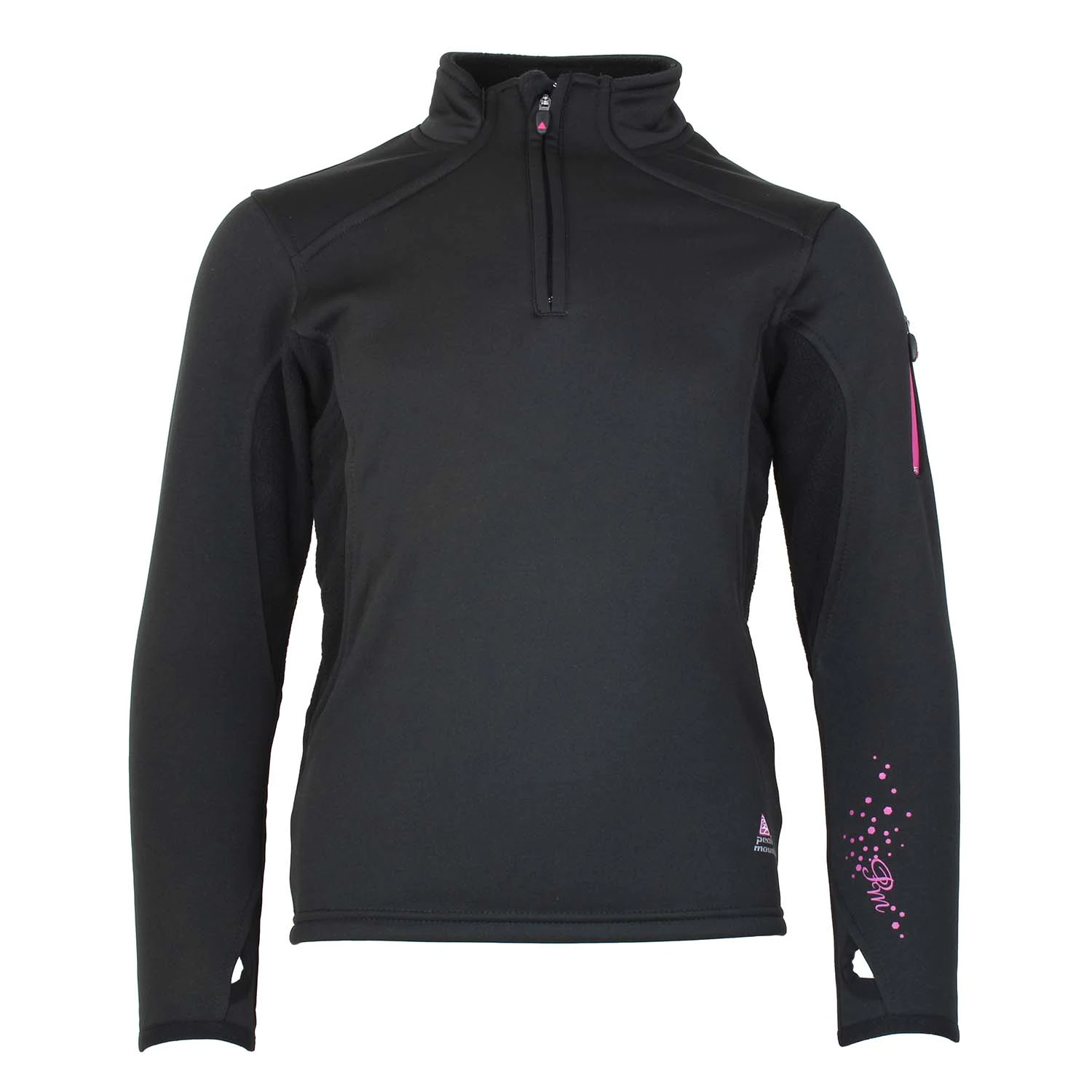 Sweat Polarshell Fille GANY Noir 3 Sweat Polarshell Fille GANY Noir