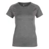 T-shirt Technique Femme ANSHO Gris -Vêtements De Ski T shirt technique femme ANSHO gris Peak Mountain pour la