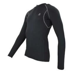 Top Technique 1ère Peau Homme CANJOY Noir 6 Top Technique 1ère Peau Homme CANJOY Noir -Vêtements De Ski Top technique 1ere peau manches longues Homme CANJOY noi 1