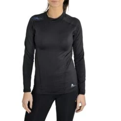 Top Technique Femme ANA Noir 12 Top Technique Femme ANA Noir -Vêtements De Ski Top technique Femme ANA noir Peak Mountain 3