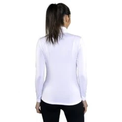 Top Technique Femme ANELI Blanc -Vêtements De Ski Top technique Femme ANELI blanc Peak Mountain 3