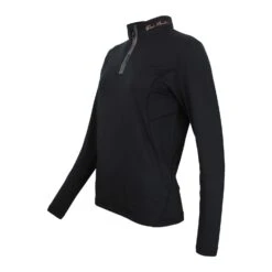 Top Technique Femme ANEVI Noir 7 Top Technique Femme ANEVI Noir -Vêtements De Ski Top technique et thermique 1ere peau manches longues Fem 35
