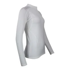 Top Technique Femme ANOY Blanc 7 Top Technique Femme ANOY Blanc -Vêtements De Ski Top technique et thermique 1ere peau manches longues Fem 6