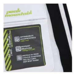 Blouson De Ski Femme AVENE Blanc -Vêtements De Ski Veste de ski femme AVENE noir BLO ASADA 4 1 1