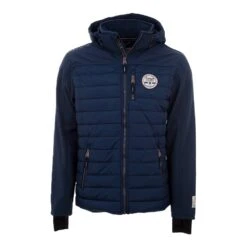 Blouson Bi-matière CANDREI Marine/marine