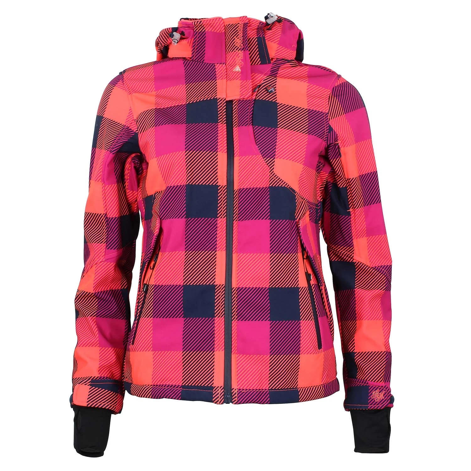 Blouson Softshell Femme AVENY Corail/fuchsia 3 Blouson Softshell Femme AVENY Corail/fuchsia