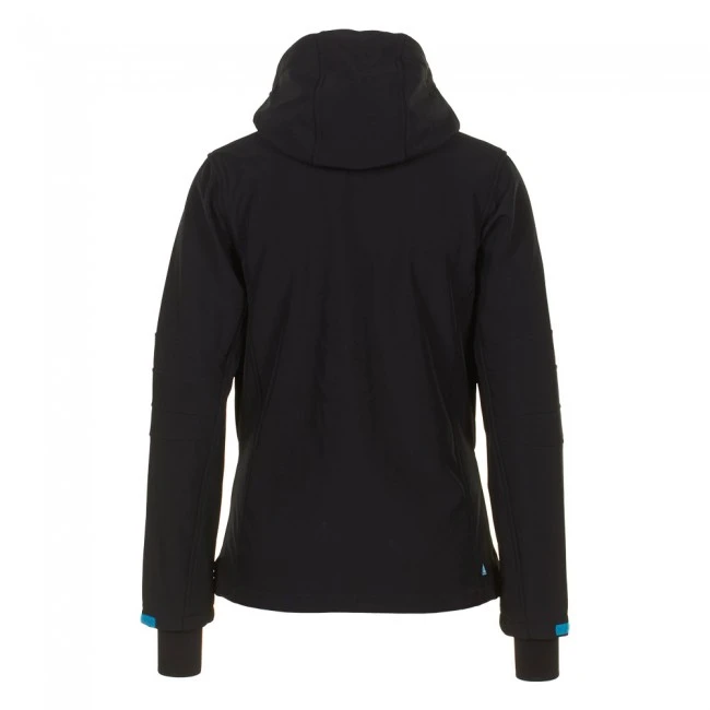 Blouson Softshell Femme AMALA Noir/bleu 4 Blouson Softshell Femme AMALA Noir/bleu – Image 2