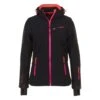 Blouson Softshell Femme AMALA Noir/fuchsia 2 Blouson Softshell Femme AMALA Noir/fuchsia -Vêtements De Ski blouson de ski femme softshell amala noirrose