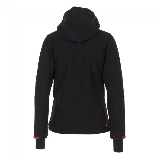 Blouson Softshell Femme AMALA Noir/fuchsia 4 Blouson Softshell Femme AMALA Noir/fuchsia – Image 2