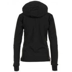 Blouson Softshell Femme AMARA Noir/bleu -Vêtements De Ski blouson de ski femme softshell amara bleu1
