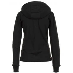 Blouson Softshell Femme AMARA Noir/corail 6 Blouson Softshell Femme AMARA Noir/corail -Vêtements De Ski blouson de ski femme softshell amara corail1