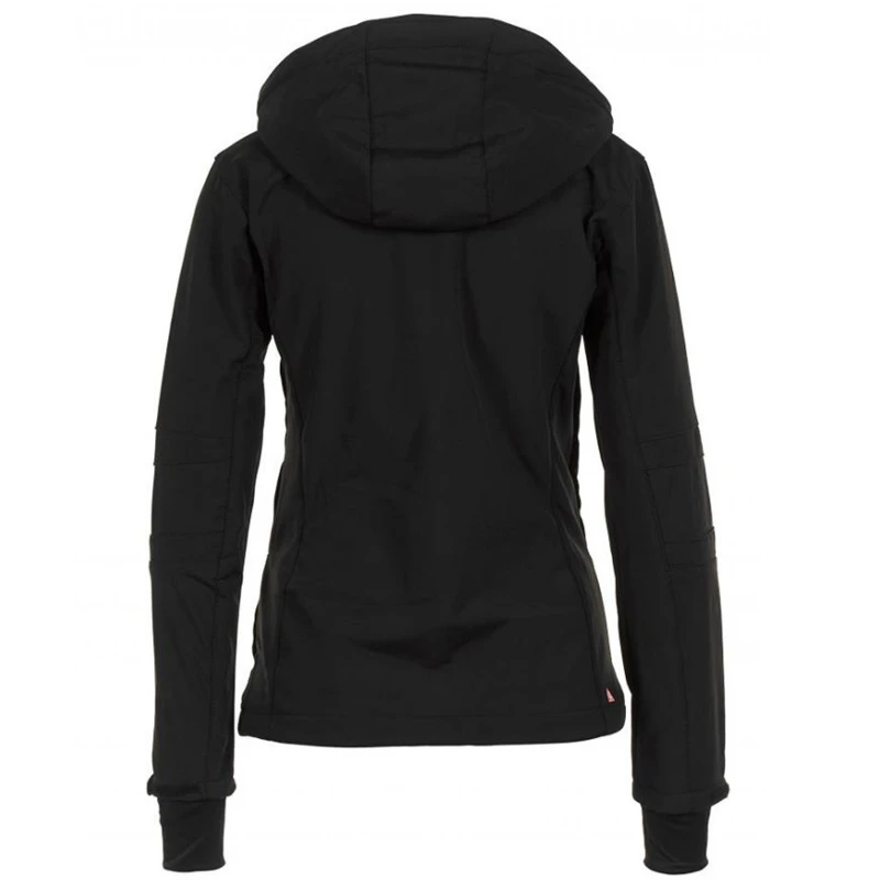 Blouson Softshell Femme AMARA Noir/corail 4 Blouson Softshell Femme AMARA Noir/corail – Image 2