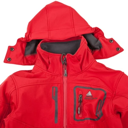 Blouson Soft Shell Garçon ECOFT1016 Rouge 5 Blouson Soft Shell Garçon ECOFT1016 Rouge – Image 3