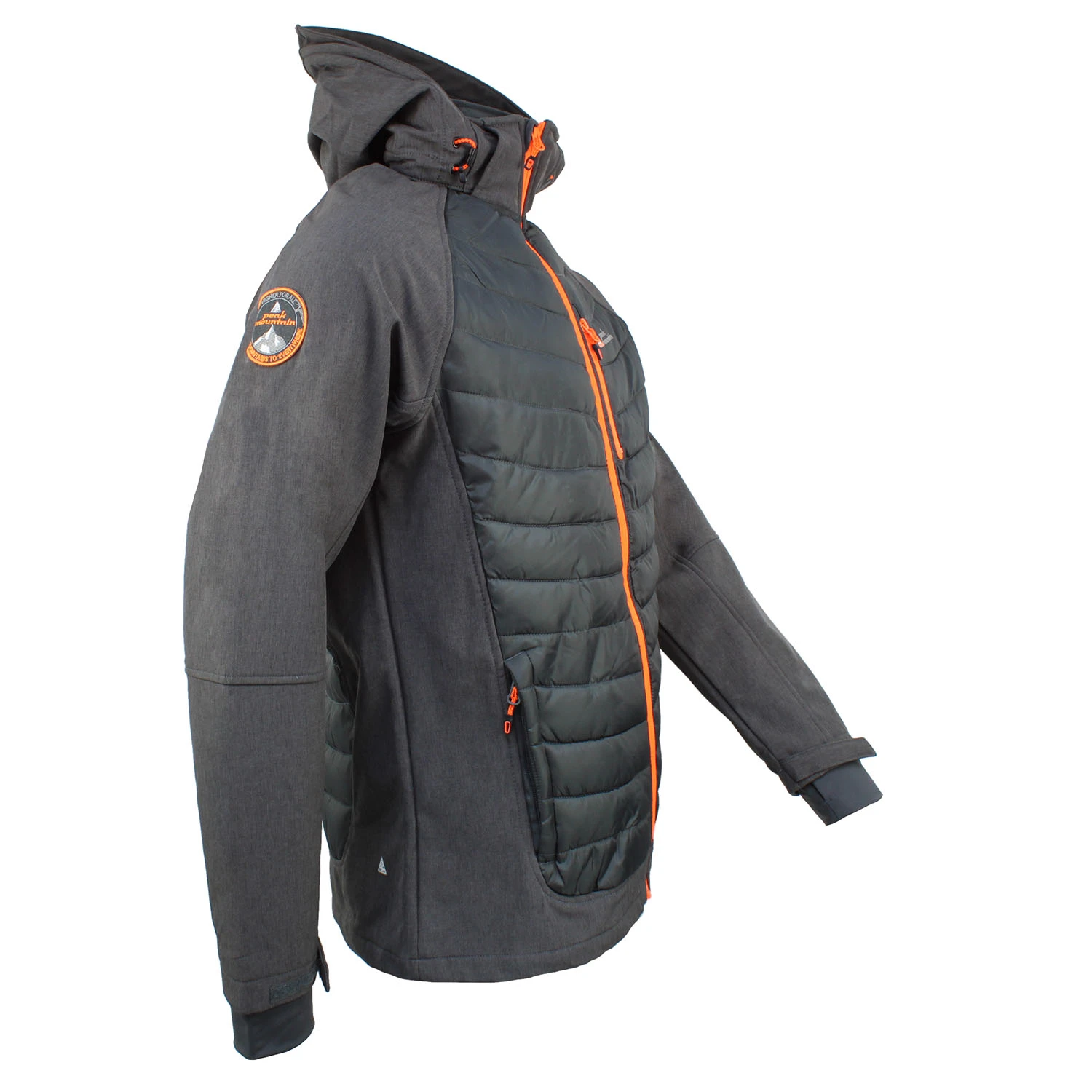 Blouson Softshell Homme CAPASO Gris 5 Blouson Softshell Homme CAPASO Gris – Image 3