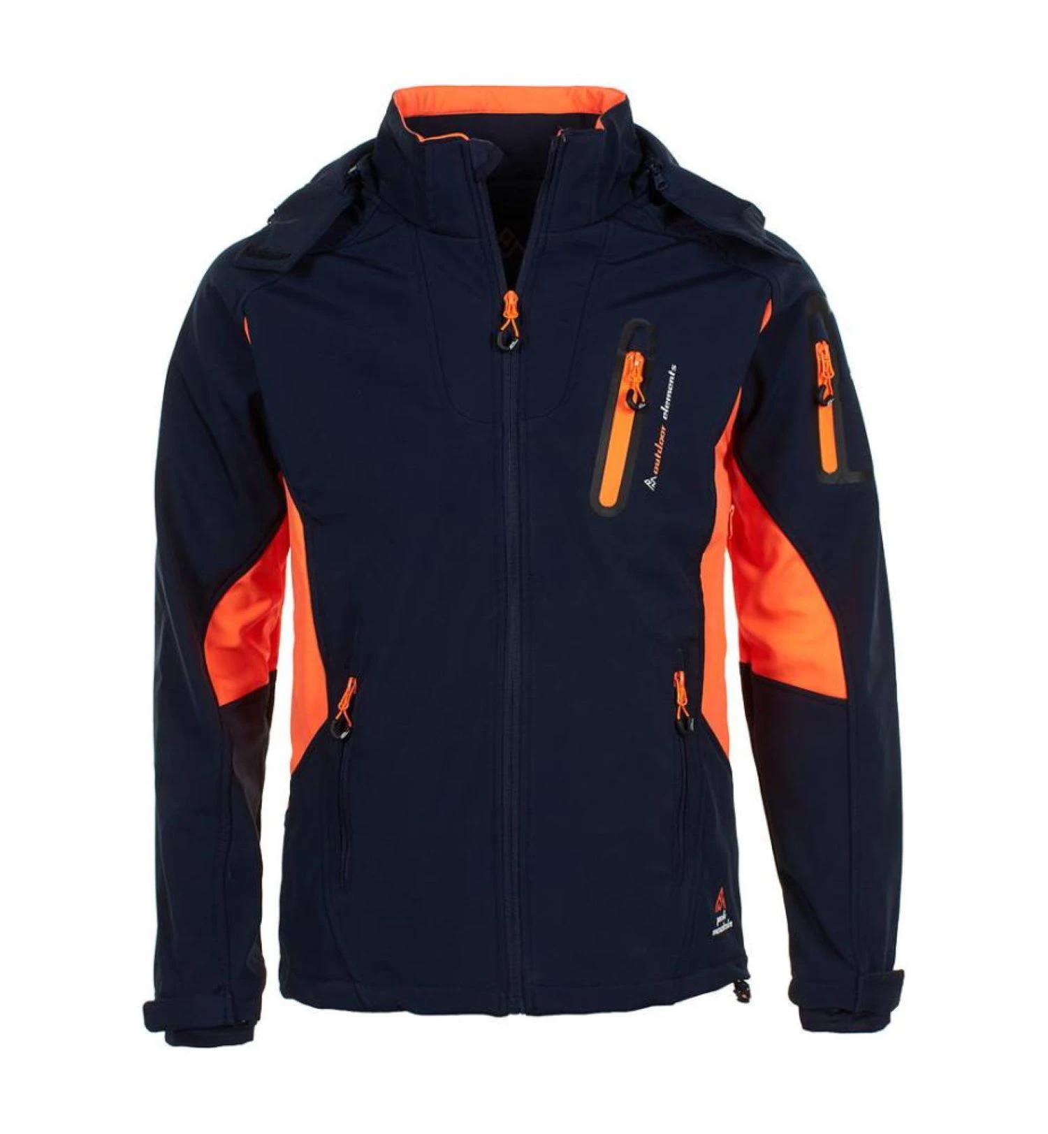 Blouson Softshell Homme CAVYBA Marine/orange 3 Blouson Softshell Homme CAVYBA Marine/orange