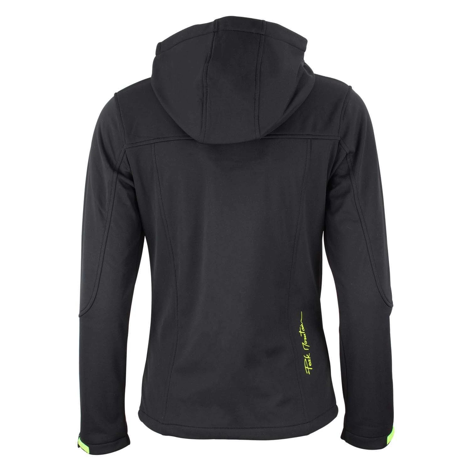 Blouson De Ski Softshell GANNE Noir/jaune 4 Blouson De Ski Softshell GANNE Noir/jaune – Image 2