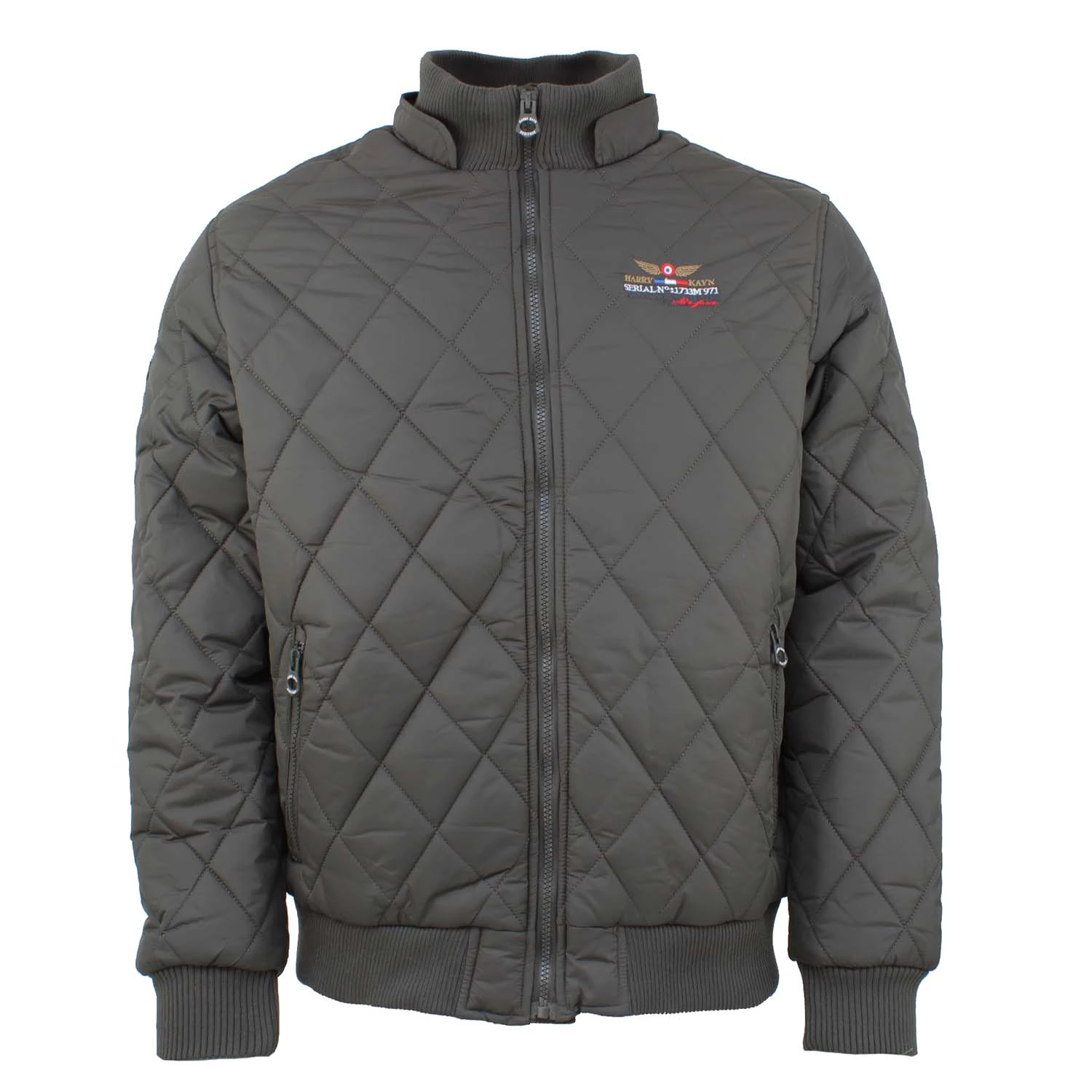 Blouson Matelassé Garçon ECORTO38 Kaki 3 Blouson Matelassé Garçon ECORTO38 Kaki