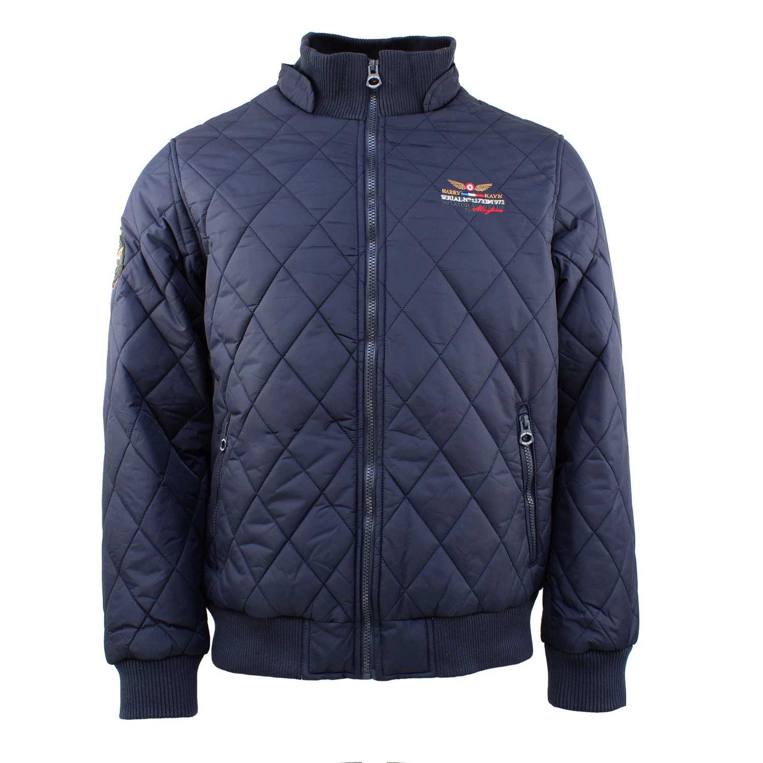 Blouson Matelassé Garçon ECORTO1016 Marine 3 Blouson Matelassé Garçon ECORTO1016 Marine