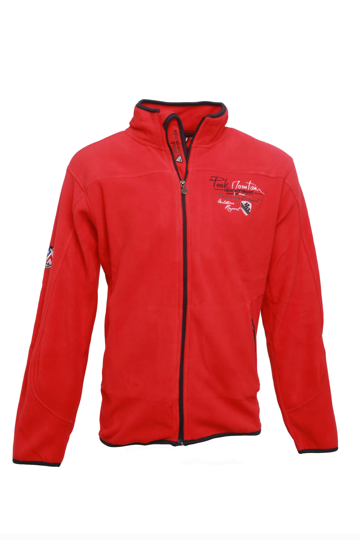 Blouson Polaire Homme CONAC Rouge 3 Blouson Polaire Homme CONAC Rouge