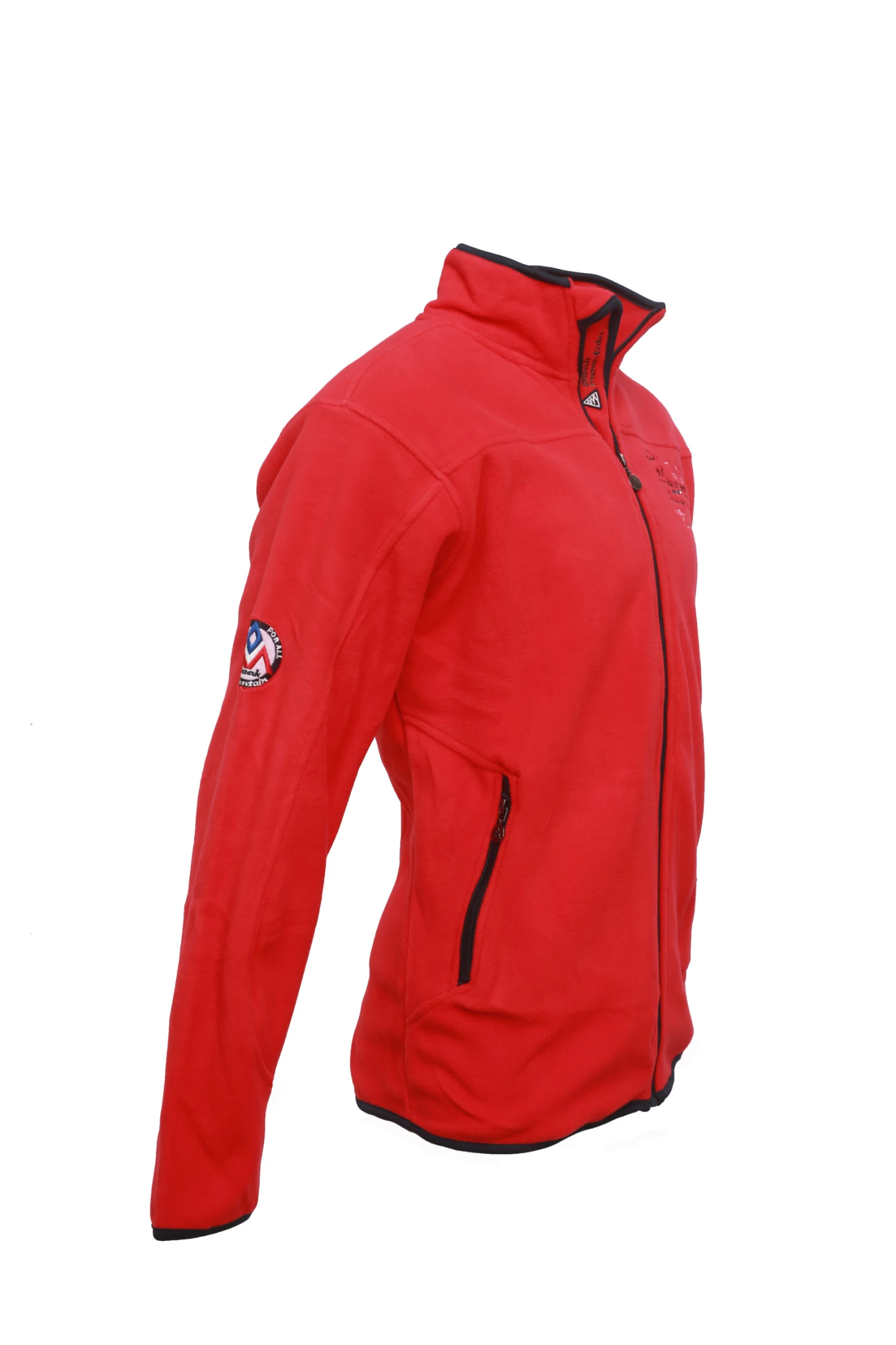 Blouson Polaire Homme CONAC Rouge 5 Blouson Polaire Homme CONAC Rouge – Image 3