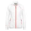 Blouson Polarshell Femme ALER Blanc 2 Blouson Polarshell Femme ALER Blanc -Vêtements De Ski blouson polar shell femme aler blanc 1