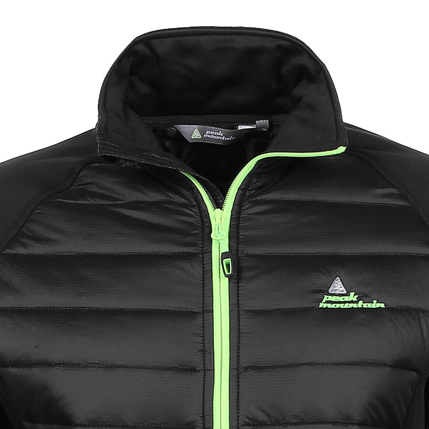 Blouson Polar Shell CALER Noir/vert 5 Blouson Polar Shell CALER Noir/vert – Image 3