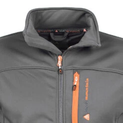 Blouson Polar Shell CANTON Gris -Vêtements De Ski blouson polar shell homme canton bleu2 1