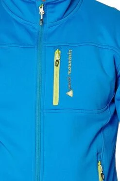 Blouson Polar Shell CANTON Bleu -Vêtements De Ski blouson polar shell homme canton bleu2