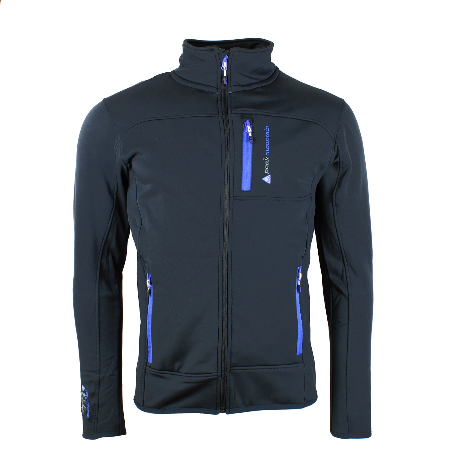 Blouson Polar Shell CANTON Noir/bleu 3 Blouson Polar Shell CANTON Noir/bleu