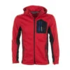Blouson Polar Shell à Capuche CRISTOL Rouge -Vêtements De Ski blouson polar shell homme cristol rouge 1