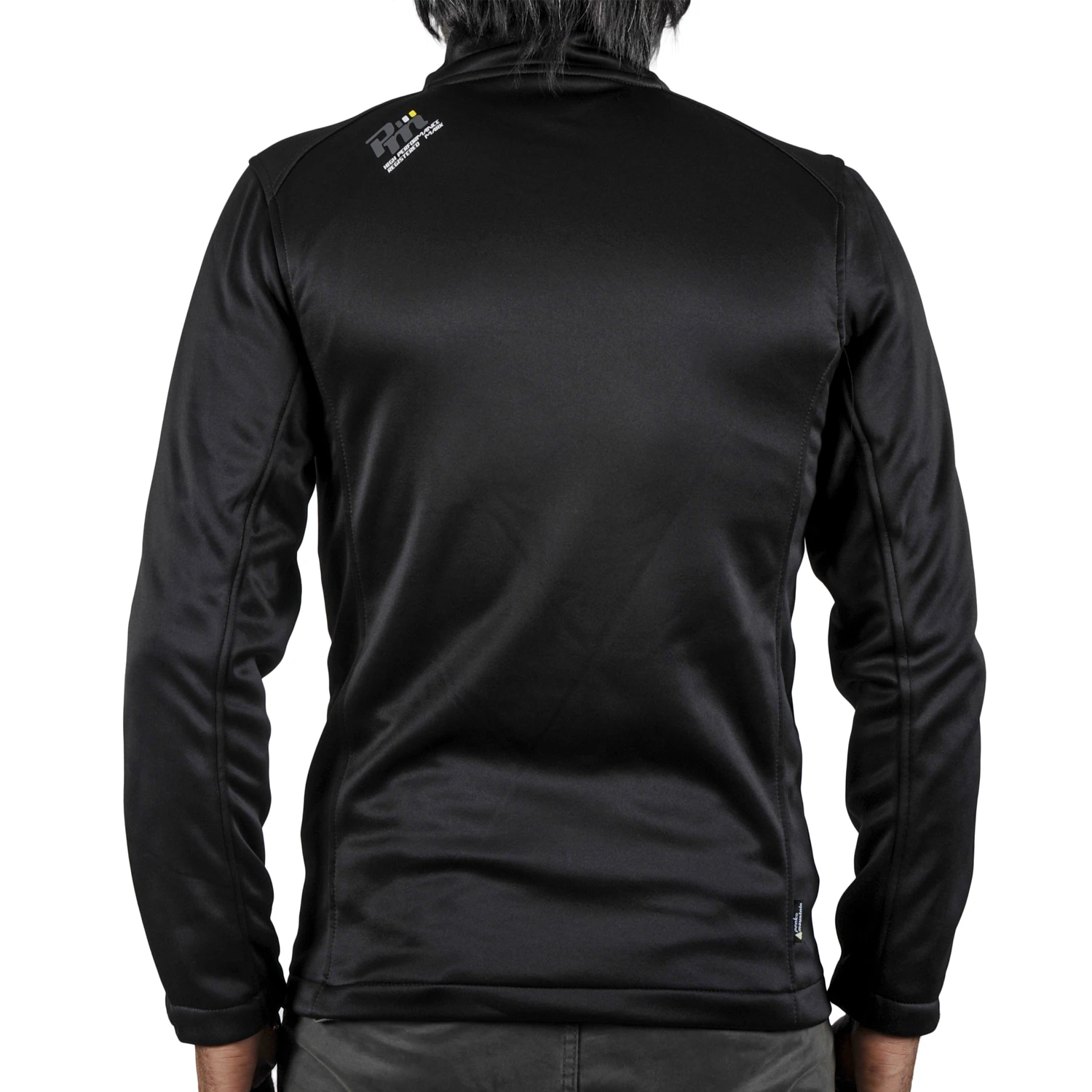 Blouson Polar Shell CRISTOM Noir/jaune 4 Blouson Polar Shell CRISTOM Noir/jaune – Image 2