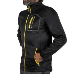 Blouson Polar Shell CRISTOM Noir/jaune 7 Blouson Polar Shell CRISTOM Noir/jaune -Vêtements De Ski blouson polar shell homme cristom noirjaune2 1