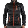 Blouson Polar Shell CRISTOM Noir/orange -Vêtements De Ski blouson polar shell homme cristom noirorange 1
