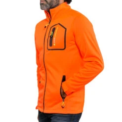 Blouson Polar Shell CRISTOM Orange -Vêtements De Ski blouson polar shell homme cristom orange2 1
