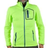 Blouson Polar Shell CRISTOM Vert -Vêtements De Ski blouson polar shell homme cristom vert 1